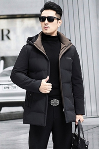 M88506-12钱塘2020-3冬季厚款新款简约时尚中年男士羽绒服P220图片