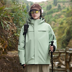 新款男女高品质户外登山服青少年学生冲锋衣夹克外套HS6606，男装夹克，星座1206（原A206）