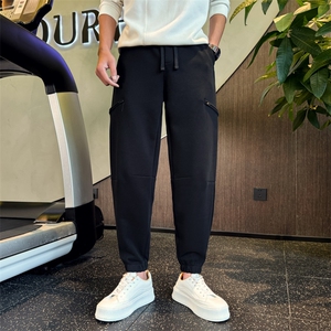 B340 K2560 常规P58 88 加绒只有黑色P6898 店主风卫裤男图片