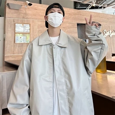 皮衣外套男秋季美式潮牌痞帅机车皮夹克CJ60P65，男装夹克，星座1116-2