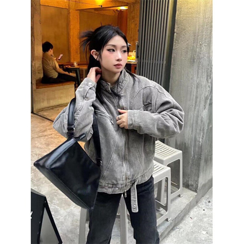 特律外套cleanfit春秋短款美式哈灵顿工装夹克棒球服潮牌 JK8806图片