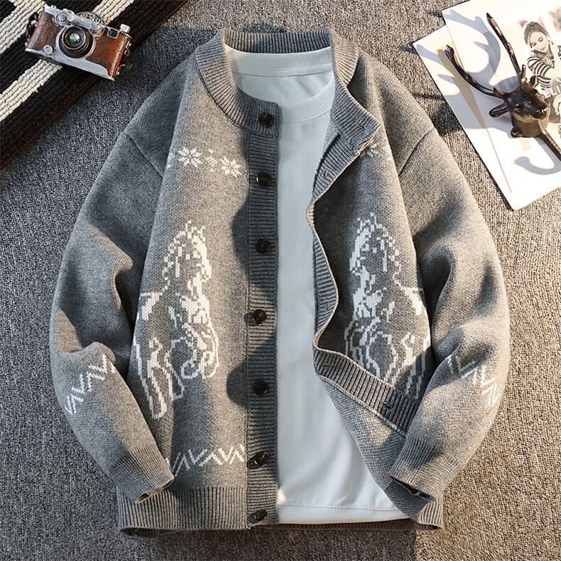 高品质毛衣男秋冬青少年针织打底衫加厚保暖衣KJ1036-P80,男装T恤,星座1105-3