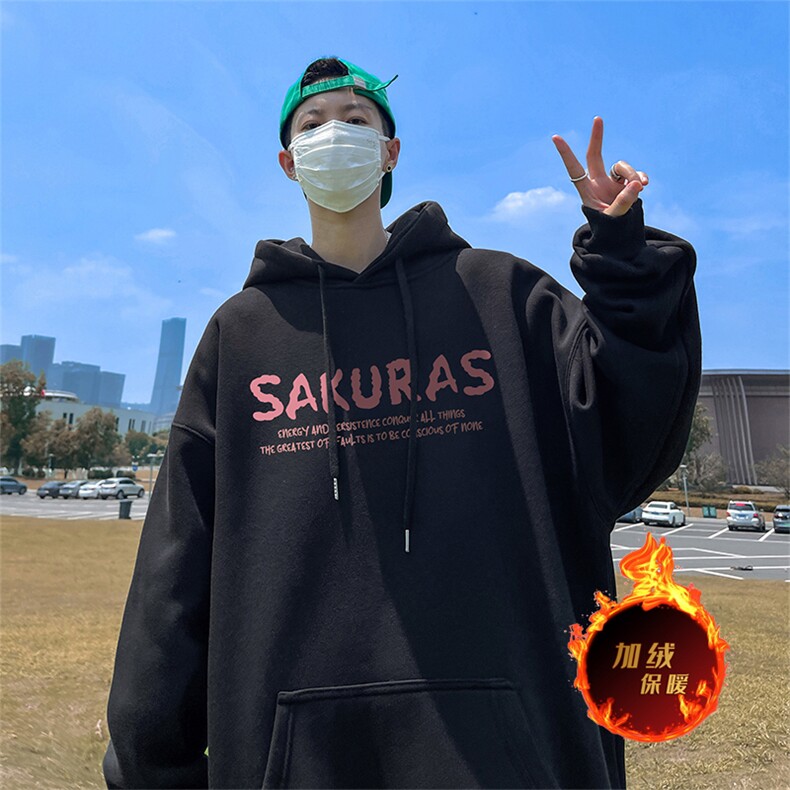 数据500克重磅秋冬美式加绒加厚卫衣外套Y127常规特P35绒P40,男装卫衣,电商A486