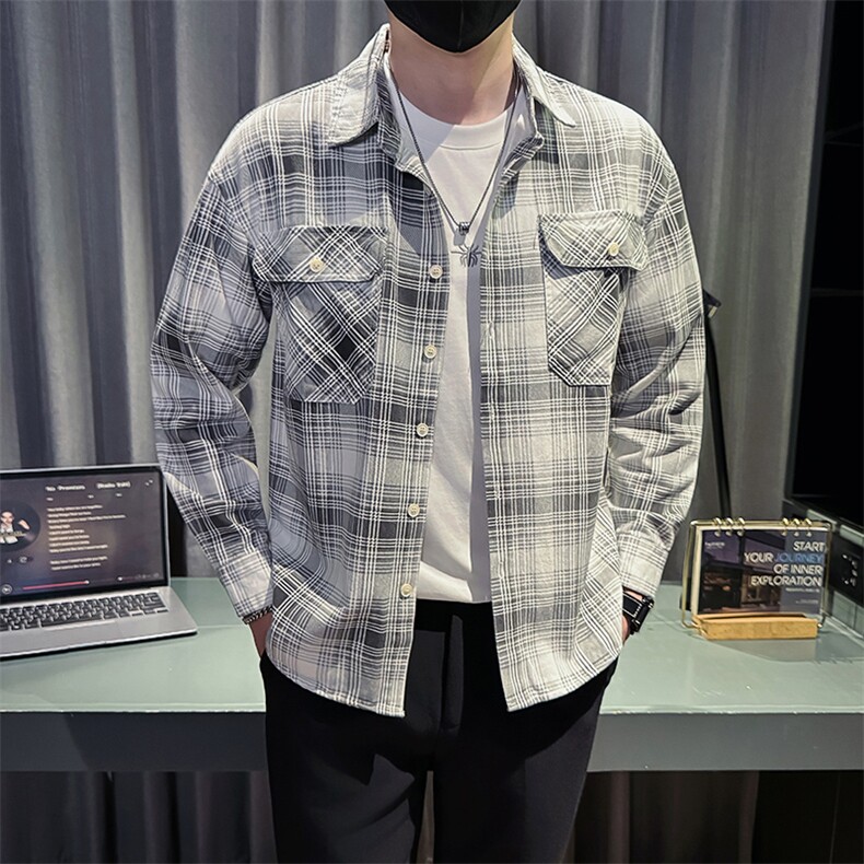 新款社会小伙秋冬男加厚寸衫型夹克男店主棉外套JK540-P68控98,男装夹克,星座301B-1