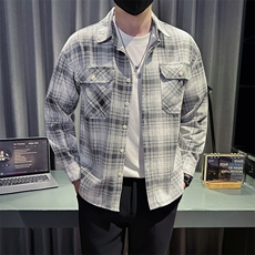 新款社会小伙秋冬男加厚寸衫型夹克男店主棉外套JK540-P68控98，男装夹克，星座301B-1