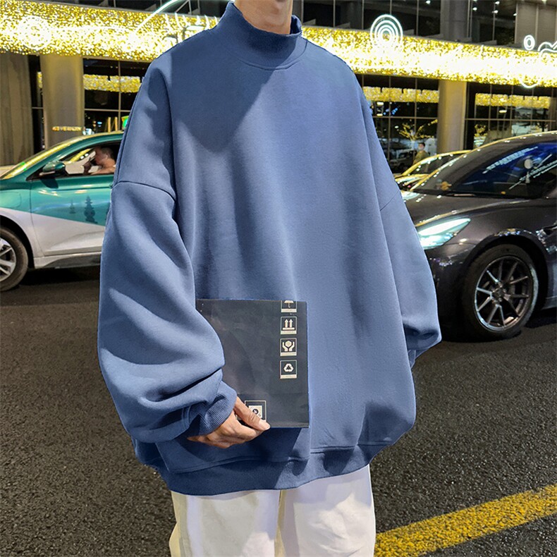 男装加绒加厚打底衫基础款高领卫衣B239-W222-P38,男装卫衣,星座514-2(原B239)