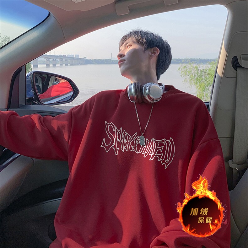 抖音得物供货可提供视频2024秋冬新款重磅美式卫衣DY5912，男装卫衣，电商A486