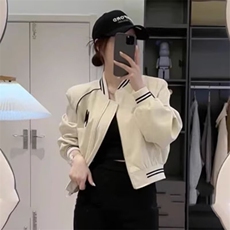 短款棒球服外套女小个子2025秋季新款高级感休闲宽松百搭夹克上衣，男装夹克，星座1210-1