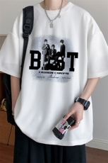！2023夏季新款男士潮流华夫格短袖T恤冰爽半袖TXH302P25，男装T恤，电商B220