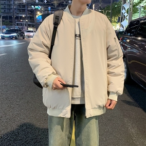 棒球服外套男女棉服美式潮牌复古高级感男装宽松飞行员M0822-P98