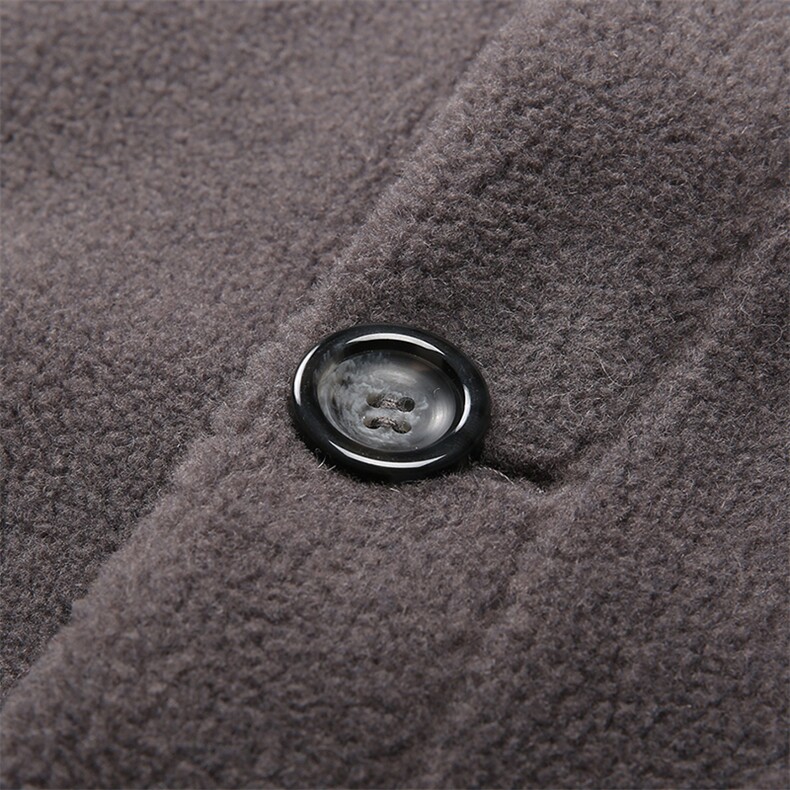 HPN8872冬季2021海宁男式羊毛皮草男翻领修身颗粒绒夹克P336图片