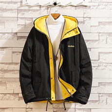 白砖墙日系拼色棉衣男休闲大码棉服上衣QT5070-SY02，男装棉衣，星座810(原QT5070)
