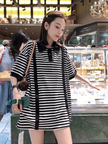 韩版Polo领裙T，女装，一杭