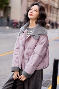 现货！2025冬季新款白鸭绒羽绒服女图片
