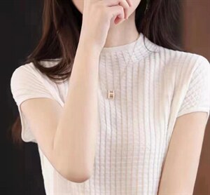 半高领飞机袖图片