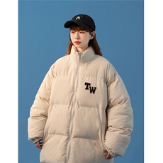 2025冬季新款毛巾绣英文字母TW男士棉衣棉服外套M2055/P60控88，男装棉衣，电商A148-1