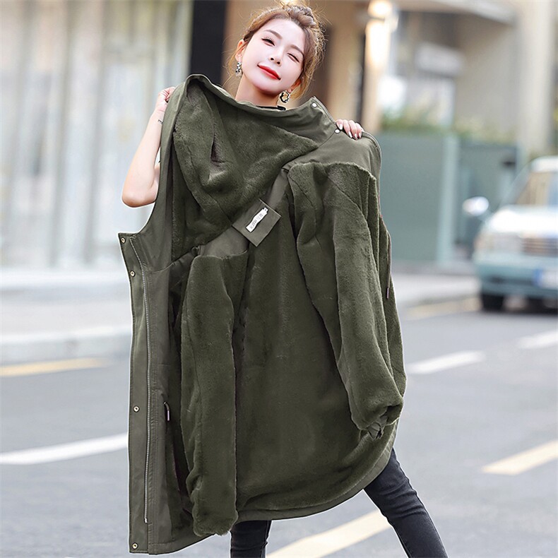 【三年不下架】S-3XL三个颜色加绒加厚大码胖MM宽松派克服,女装派克服,妃曼