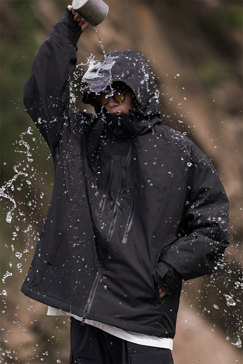 冬新户外防风防水滑雪服男潮加棉加厚中性风保暖夹克外套M70-P140,男装棉衣,电商A001-1