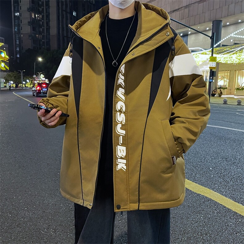 加绒加厚秋冬男式夹克男时尚潮流加厚棉衣男外套MY1685-P73,男装夹克,星座310B-3