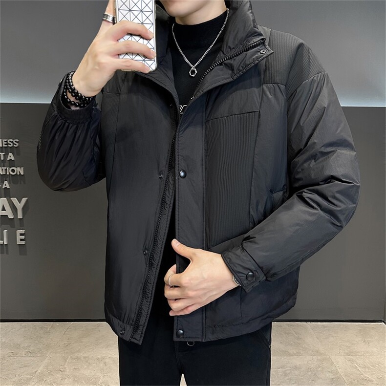标50店主风高品质白鸭绒休闲立领羽绒服外套男YR2358-P200,男装羽绒服,电商A413