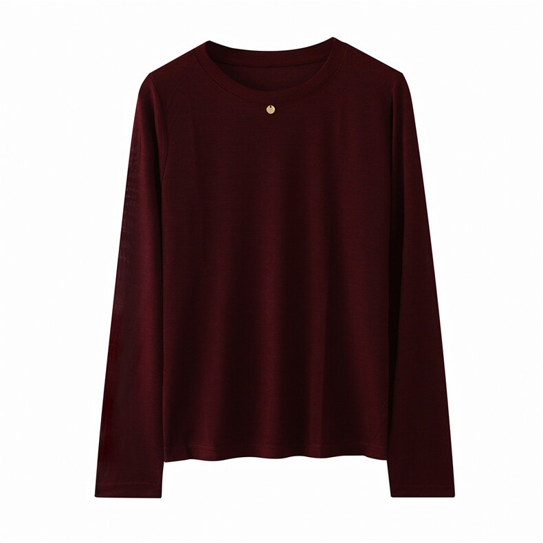 2025年秋季常规套头圆领时尚百搭通勤简约休闲,针织衫/毛衣,朝贺羊绒