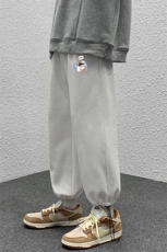 K13239-P35加绒-P45可束脚加厚加绒运动裤男大码宽松直筒卫裤男，男装休闲裤，电商A040