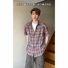 主推可谈可谈可谈CT25102批38现货款杭州货夏季短袖衬衫，男装T恤，星座1004-6