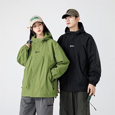 2024春秋冲锋衣户外防水秋装外套男女夹克能风工装XR23745/P60，男装夹克，星座506