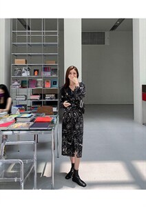 秋季新款韩版修身淑女气质高雅时尚连衣裙图片