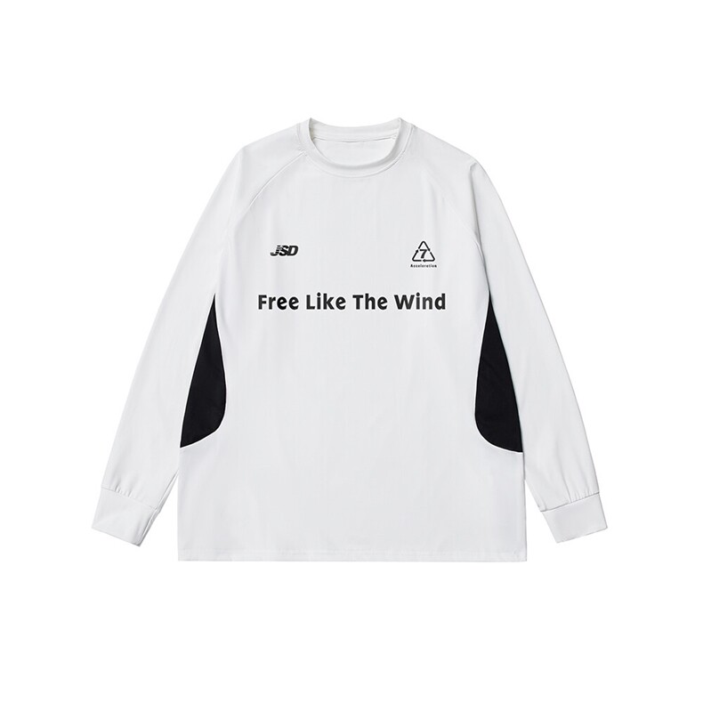 速干吸湿运动拼接长袖潮宽松户外休闲情侣装圆领t恤T400/特P48，男装T恤，星座608A