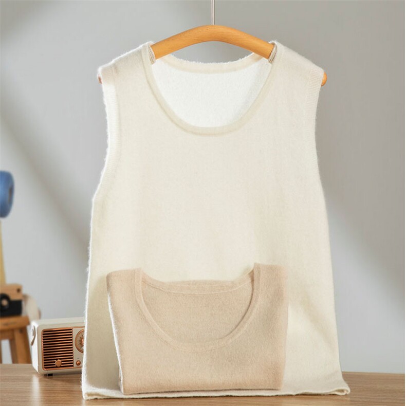 秋冬新款儿童马甲保暖轻盈无压感时尚百搭必备单品，童装马夹/背心，群鹿羊绒