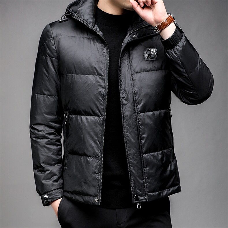 羽绒服冬季男装90%白鸭绒羽绒服立领加厚时尚青年外套HP8807-P320,男装羽绒服,星座1105-3