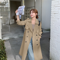 【长期备货】主推经典英伦风气质风衣外套女5178-P175-K258，女装风衣，2C126