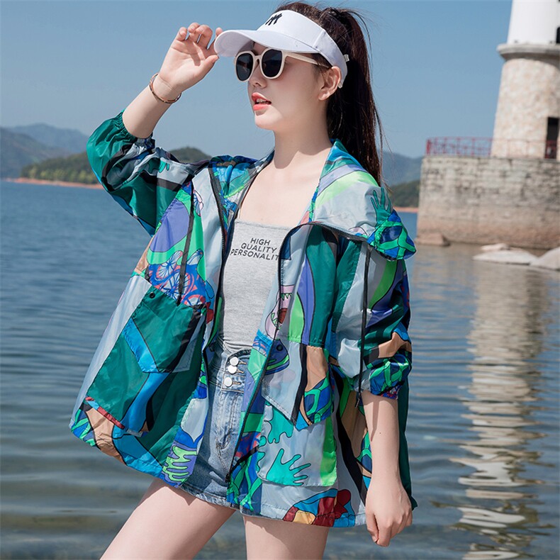 2025新款防晒衣女夏大码RF2C290-8806#-P85-K138，女装防晒衣，蝶眷