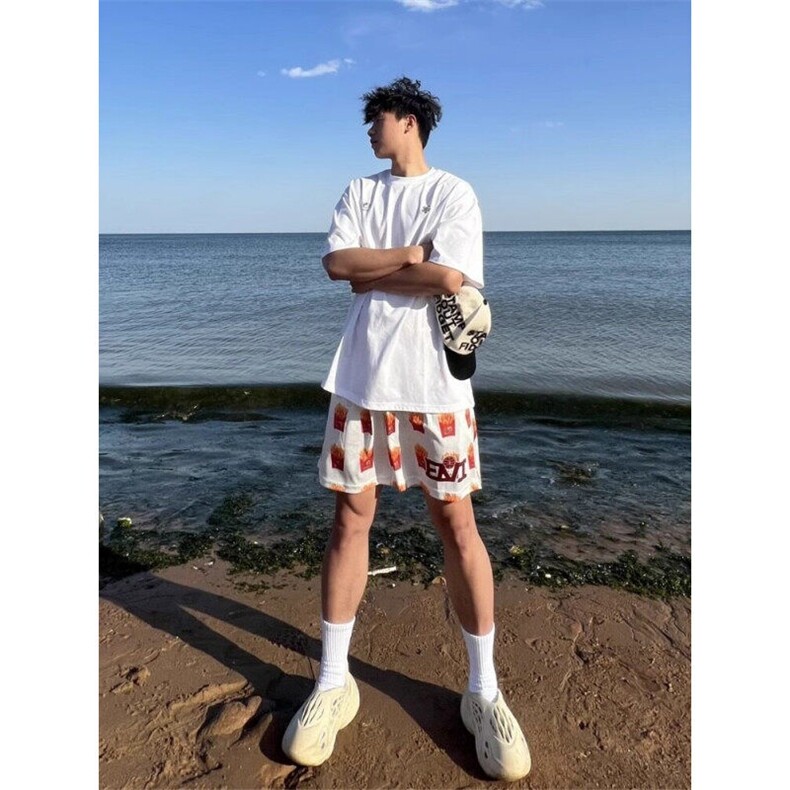 【有货】DE166-特批25高质量网眼布美式短裤，男装牛仔裤，星座603-2