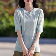 2025年夏季时尚潮流女士针织背心，女装蕾丝衫/雪纺衫，鹿一羊绒