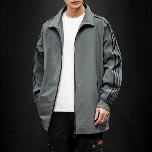 JK2005/P45春装新男士开衫宽松立领夹克男棒球服大码外套男控价69,男装夹克,电商A141