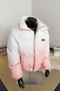 XZ-230-1MY702冬款假模简约轻奢扎染渐变休闲立领面包服P118控158图片