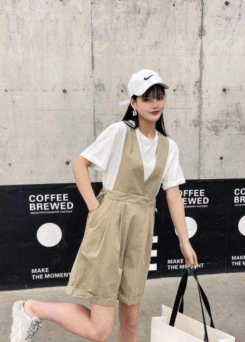 现货，夏季新款连体短裤，女装，DS-2