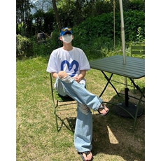 B225-T9251-P31-X39-简约款爱心短袖T恤-全棉，男装T恤，电商B225