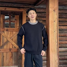 【现货】DMY5022-特批58高品质北极绒原版克重圆领毛衣，男装针织衫/毛衣，星座603-2