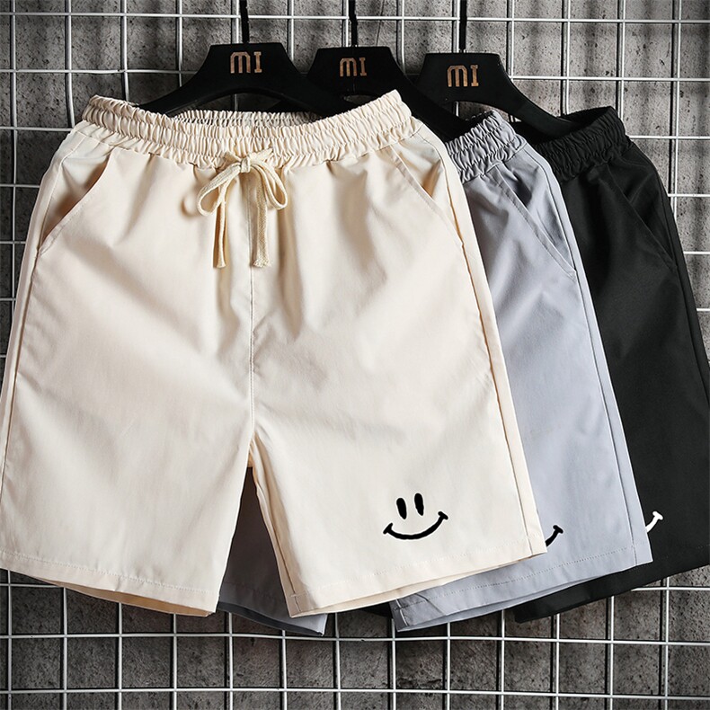 DK39204-P15港风休闲短裤男士大码运动五分裤男中裤男马裤网格,男装休闲裤,电商A040A