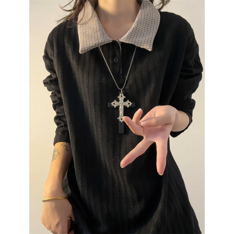 XZ809A/FK09/特P24雪尼尔小香风立领POLO杉长袖卫衣，男装Polo衫，星座809A(原222-1)