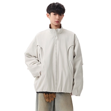 简约纯色立领外套男春季新款宽松休闲百搭夹克XZ309JK8636P85，男装夹克，星座309（原A406）