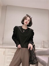 皱褶袖T，其它，可纳奇