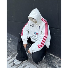 秋冬季织带连帽宽松卫衣男女同款Y8053P48，男装卫衣，星座1116-2