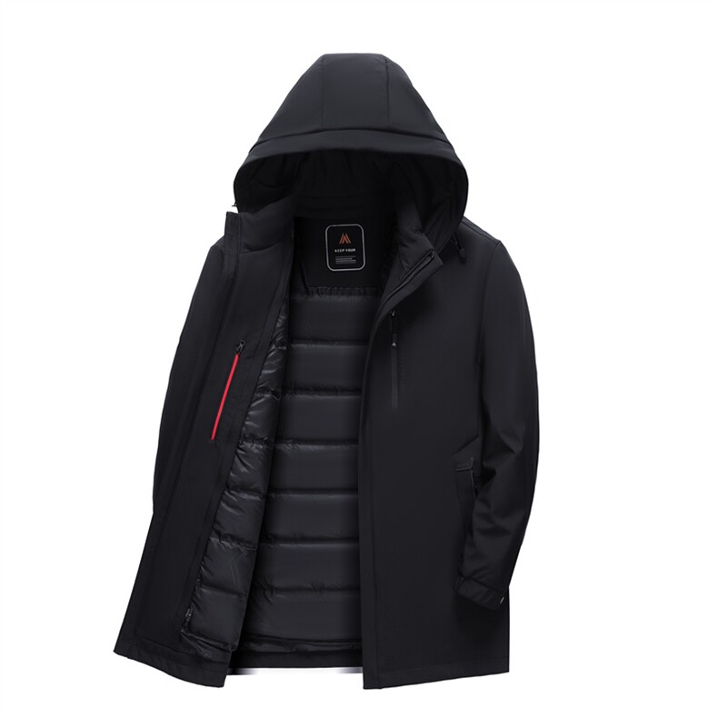 BAMJ-89055钱塘2020-2冬季厚款商务休闲中年男士简约羽绒服P200,男装羽绒服,钱塘207-2