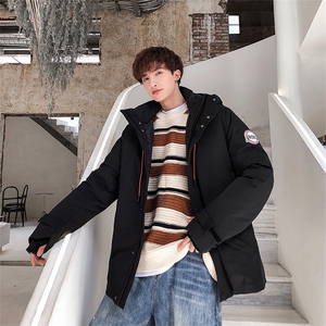 含潮牌冬季新款防水工装连帽羽绒服男DS-B293-A708图片