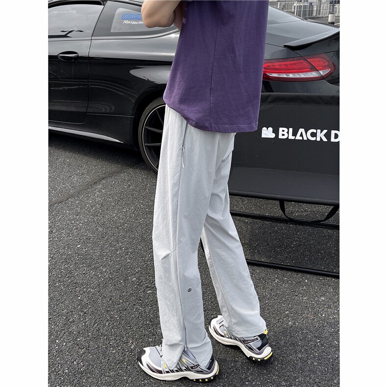 机能拉链户外运动显瘦速干休闲裤，A061-AX01327-特P35-模特图,男装休闲裤,电商A061