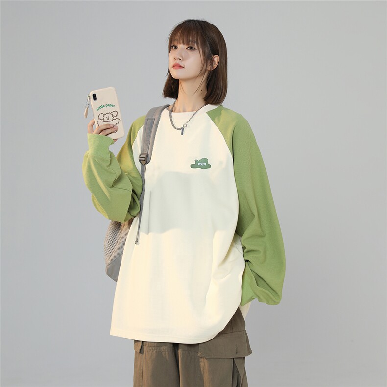 2025秋季新胸前小标青少年学院插肩袖卫衣WY843/P45控58-100涤纶,男装卫衣,电商A148